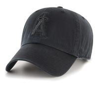 47 Brand MLB Black Black Primary Logo Clean Up Verstellbare Baseballkappe, Einheitsgr e f r Erwachsene Los Angeles Angels