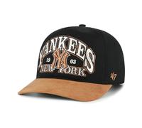 47 Brand MLB Cappellino New York Yankees HITCH in Camoscio SUEDE Nero
