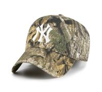 47 Brand MLB Cappellino New York Yankees Real Tree Clean Up Logo Beige
