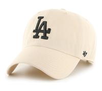 47 Brand MLB Natural Primary Logo Clean Up Verstellbare Baseballkappe, Einheitsgr e f r Erwachsene Los Angeles Dodgers Natural