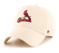 47 Brand MLB Natural Primary Logo Clean Up Verstellbare Baseballkappe, Einheitsgr e f r Erwachsene St. Louis Cardinals, Natur