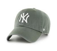 47 Brand – Cappellino New York Yankees – Verde slavato con logo a contrasto – Taglia unica