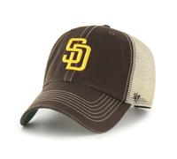 47 Brand MLB San Diego Padres Trawler Cap '47 Clean Up Cappello Basecap Meshcap