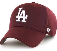 47 Brand MVP Los Angeles Dodgers Scuro Marrone velcroback Curved Visor Cap