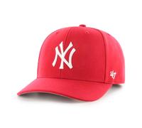 47 Brand New York Yankees Cold Zona Red MVP Dp Curved Visor Cap