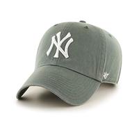 47 Brand – Cappellino New York Yankees – Verde slavato con logo a contrasto – Taglia unica