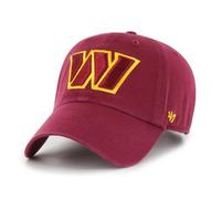 47 Brand NFL Cappello Washington Commanders 47 CLEAN UP Basecap Logo Ricamo