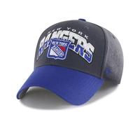 47 Brand NHL Cap Split Block MVP New York Rangers Charcoal Basecap Logo Stick