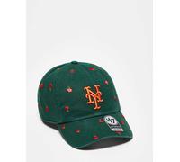 47 Brand - NY Mets - Cappellino semplice verde multicolore con motivo ripetuto One Size