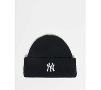 47 Brand - NY Yankees - Berretto nero in maglia a coste con risvolto One Size