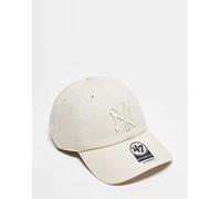 47 Brand - NY Yankees - Cappellino da baseball bianco sporco tono su tono No Size