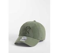 47 Brand NY Yankees cappellino tono su tono color khaki-Verde One Size