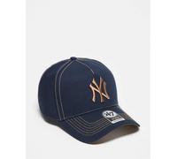47 Brand - NY Yankees mvp - Cappellino blu navy con cuciture a contrasto One Size