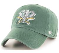 47 Brand Oakland Athletics Cooperstown Green Clean Up Curved Visor Strapback Cap