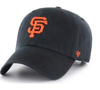 47 Brand San Francisco Giants Black Clean Up Curved Visor Strapback Cap