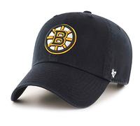 47 Brand Clean Up cap, Berretto da Baseball Unisex-Adulto, Nero (Black/Bruins Black/Bruins), Taglia Unica