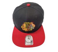 '47 Brand Uomo Chicago Blackhawks Colpo Sicuro Rétro Snapback Bicolore Hat, 1