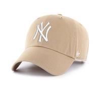 47 Brand Cappellino con visiera New York Yankees Clean Up Beige Taglia unica