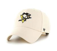 47 Cappellino Snapback Beige Naturale di Marca NHL Pittsburgh Penguins
