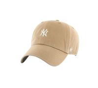 47 Brand Cappello Unisex MLB New York Yankees Base Runner Clean Up Beige ONE SIZE