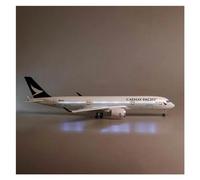 47 cm 1/142 per modello di aereo in metallo e resina A350 con luci pneumatici souvenir da collezione Set da gioco per hobby in miniatura(With lights)