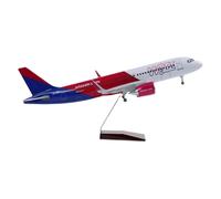 47 Cm Per Aereo Passeggeri 320neo Wizz Aircraft Ornamenti Modello Di Aviazione Civile Con Ruote For Commemorate Collection(No light)