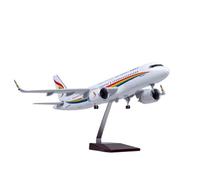 47 Cm Per Il Modello Di Aereo Tibet Airlines A320neo Da Collezione Regalo Con Display Stand-up Con Ruote(No light)