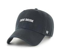 47 Dog Mum Clean Up Baserunner Dog Phrase Nero Berretto Regolabile