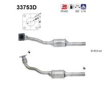 47 KW 64 CV CATALIZZATORE PER Seat Ibiza II 6K1 1.9 SDI