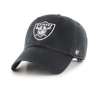 '47 Las Vegas Raiders Clean Up - Berretto da baseball unisex con cinturino regolabile, taglia unica, logo della squadra, colore: Nero, Nero , Taglia unica
