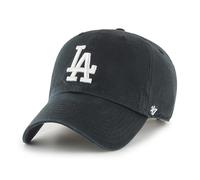 47 Los Angeles Dodgers MLB Clean Up Berretto da baseball unisex, regolabile, logo bianco, nero, taglia unica