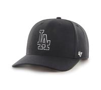47 Los Angeles Dodgers MLB Cold Zone White Outline Most Value P. DP Nero Berretto Snapback Regolabile