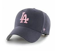 47 Los Angeles Dodgers MLB MVP Berretto da baseball unisex, regolabile, logo rosa, blu navy, Marina Militare, Taglia unica