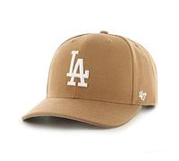 47 Los Angeles Dodgers MLB MVP DP Berretto da baseball unisex, regolabile, logo bianco, cammello, Cammello, Taglia unica