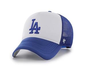 47 Los Angeles Dodgers White Royal MLB Tri Tone Foam Offside Trucker cap - One-Size