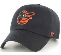 47 Marca Baltimore Orioles Nero Arancione Pulire Fino Curved Visor Strapback Cap