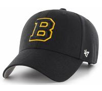 47 Marca Boston Bruins Vintage B Logo MVP velcroback Black Curved Visor Cap