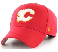 47 Marca Calgary Fiamme Red MVP velcroback Curved Visor Cap Forty Seven