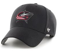 47 Marca Columbus Blue Giacche MVP velcroback Black Curved Visor Cap