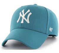 47 Marca MVP New York Yankees Teal Curved Visor Cap Snapback Curvo Schermo