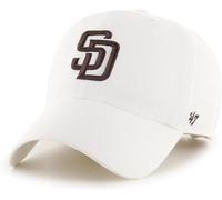 '47 MLB - Berretto unisex per adulti, regolabile, colore della squadra, taglia unica, San Diego Padres Bianco/Marrone, Taglia unica