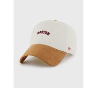 47 Brand MLB Cappellino Boston Red Sox Script Suede Visor Strapback, Naturale