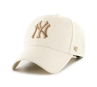 47 MLB New York Yankees NY - Cappellino da baseball MVP, berretto da baseball snapback, colore crema (Natural), neutro, Taglia unica