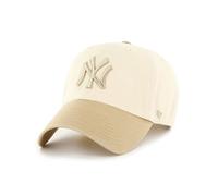 '47 New York Yankees - Cappello da Uomo e da Donna, Bicolore con Cinturino Regolabile, Colore: Bianco Naturale/Cachi con Logo tonale, Bianco Naturale/Cachi, Taglia Unica