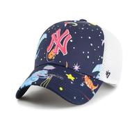 47 New York Yankees MLB Clean Up Trucker Space Dino Blu Bianco Berretto Regolabile per Bambini