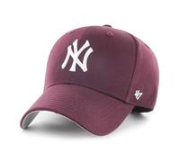 47 New York Yankees MLB Raised Basic Most Value P. Rosso Bordeaux Berretto Snapback Regolabile