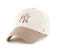 47 New York Yankees MLB Two Tone Clean Up Berretto Beige Marrone Chiaro