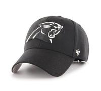 '47 NFL Carolina Panthers MVP - Berretto da baseball unisex con velcro regolabile, taglia unica, logo della squadra, colore nero, Nero , Taglia unica