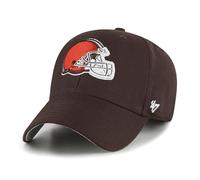 '47 NFL Cleveland Browns MVP - Berretto da baseball unisex con velcro regolabile, taglia unica, logo della squadra, colore marrone, marrone, Taglia unica