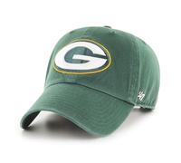 '47 NFL Green Bay Packers Clean Up - Berretto da baseball unisex con cinturino regolabile, taglia unica, logo della squadra, colore verde scuro, verde scuro, Taglia unica